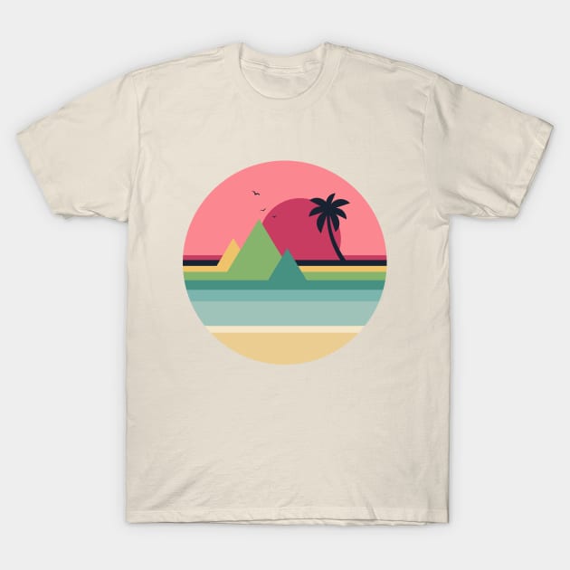 Tropical Sunset T-Shirt by AndyWestface